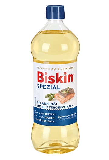 Biskin Spezial Pflanzenöl mit Buttergeschmack Flasche